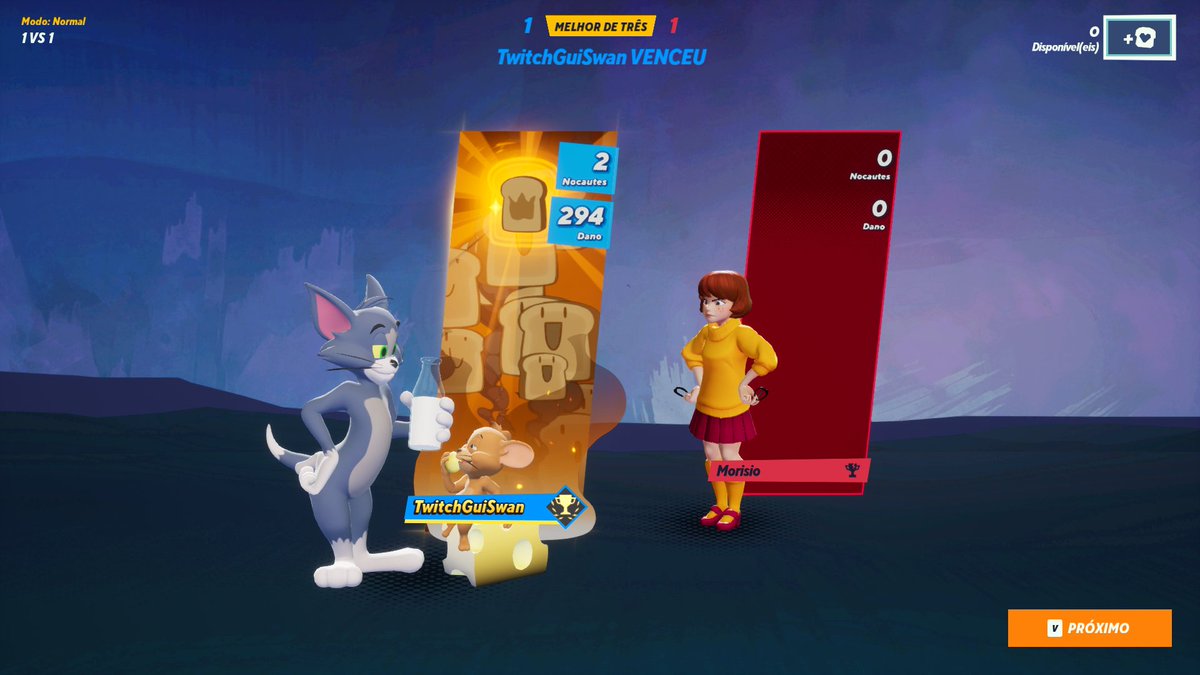 GuiSwank's tweet photo. Ganhou quando joguei de Pernalonga, pq fui pegar meu negócio e morri, ai fez Tbag. Falei: Ah é? Peguei meu Tom e Jerry, e mostrei pra ele como faz Tbag. Assim que trata gente tóxica!
#MultiVersus #MultiVersusOpenBeta #MultiVersusStreamer https://t.co/3M5mR9q4EN
