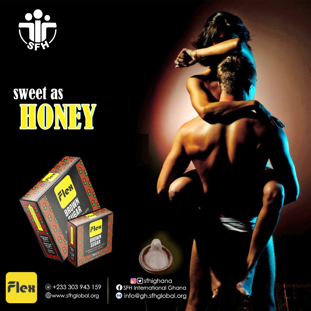 Kisses 💋 😘 tastes like Honey 🍯 and Chocolate 🍫 
Sweet Weekend Folks!! 
#IfEnobeFlexAbegForget 
#Flexcondoms 
#safesexisgreatsex