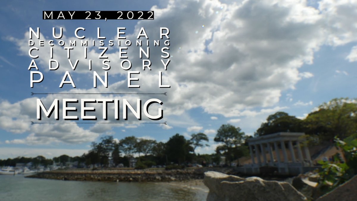LocalSeenGovt's tweet image. Nuclear Decommissioning Citizens Advisory Panel meets on Monday 7/25 at 6:30PM, live on #Plymouth Comcast 15/Verizon 47 &amp;amp; online at pactv.org/stream.

Past meetings are available online anytime on the @PACTVMedia YouTube playlist: youtube.com/playlist?list=… #mapoli