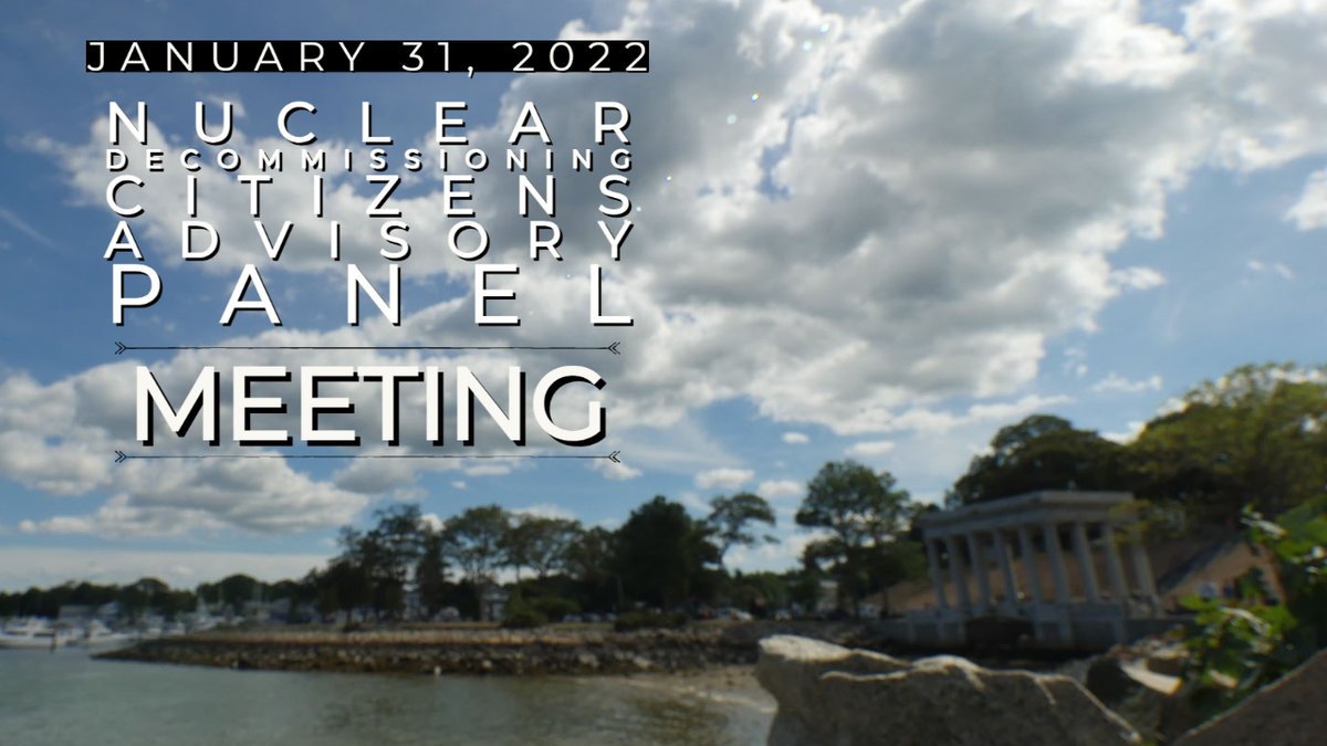 LocalSeenGovt's tweet image. Nuclear Decommissioning Citizens Advisory Panel meets on Monday 7/25 at 6:30PM, live on #Plymouth Comcast 15/Verizon 47 &amp;amp; online at pactv.org/stream.

Past meetings are available online anytime on the @PACTVMedia YouTube playlist: youtube.com/playlist?list=… #mapoli