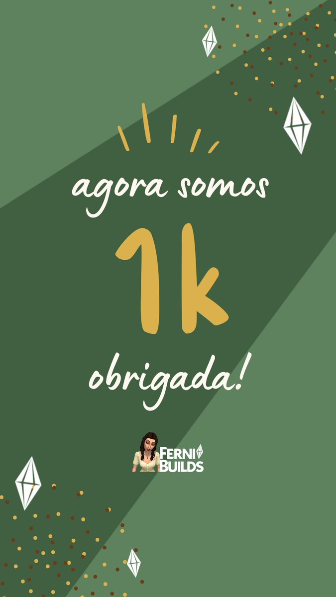 O grupo no face, chegou a 1 mil membros! 🥳 Feliz demais! Obrigada a todes que fazem parte 💚

#TheSimsMobile