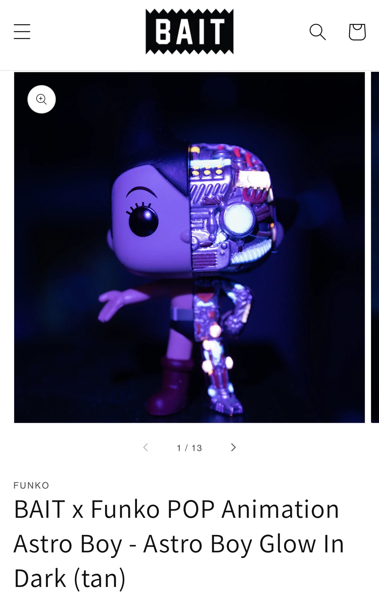 Funko Finderz  Funko Pop! News & More! on X: BAIT x Funko POP Animation Astro  Boy - Astro Boy Glow In Dark (tan)    / X