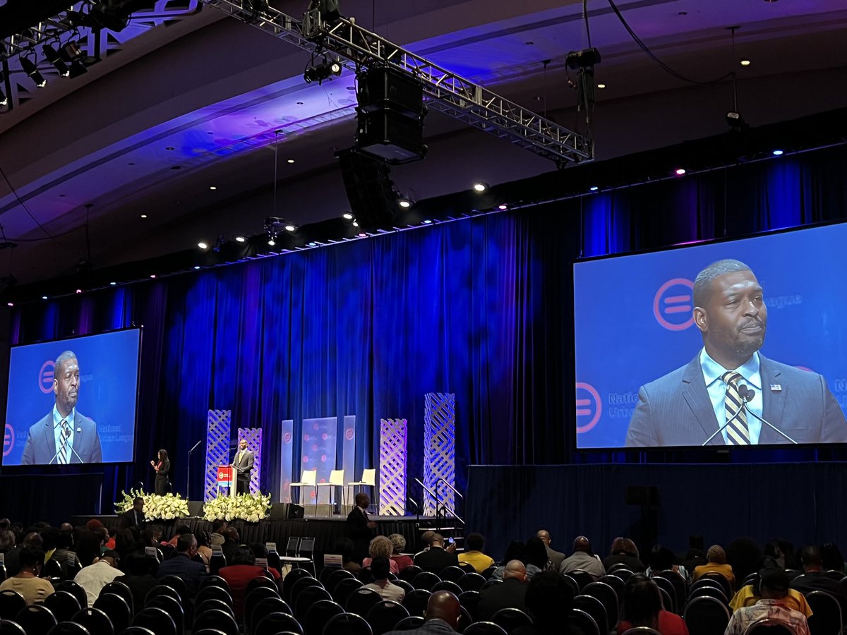 It was such an honor to join @NatUrbanLeague today! For more than 100 years, this organization has fought fiercely to uplift Black and historically underserved communities. #NULConf22