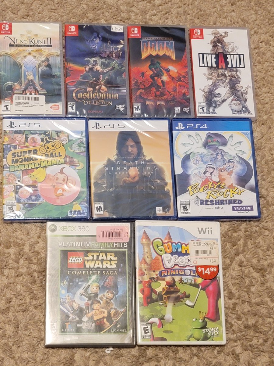 TimesPat's tweet photo. Some of the recent pickups. They're always coming in!
#GamingTimes
#EnjoyGaming https://t.co/kr0s0AHP4w