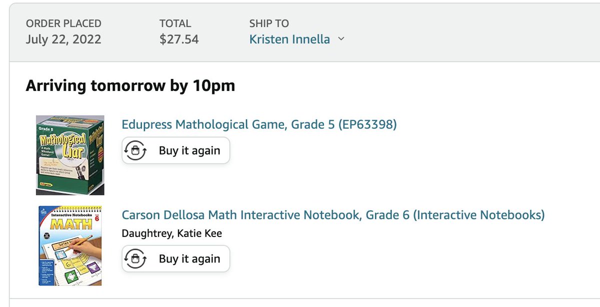 sspd360's tweet photo. Congratulations @CaffeinateTeach! You are this weeks winner of spending at least $25 on your @amazon wishlist.
#clearthelist
#teacher
#teachertwitter
#professionaldevelopmen https://t.co/2M5K8H8gEf