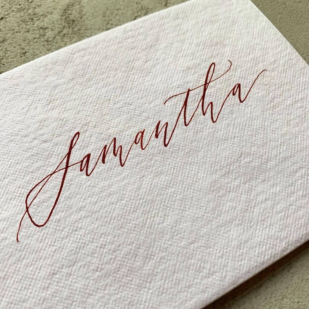 tigerflossing's tweet photo. for the maidens.⁣

#customstationery #personalizedcards #personalizedenvelopes #weddingparty #bridesmaids #willyoubemybridesmaid #maidofhonor #maidens #summerwedding #blushstationery #handletteredstationery #handmadepaper #redink #moderncallig… https://t.co/pJgFDR0Mvz https://t.co/TWHFl9Y8ZW