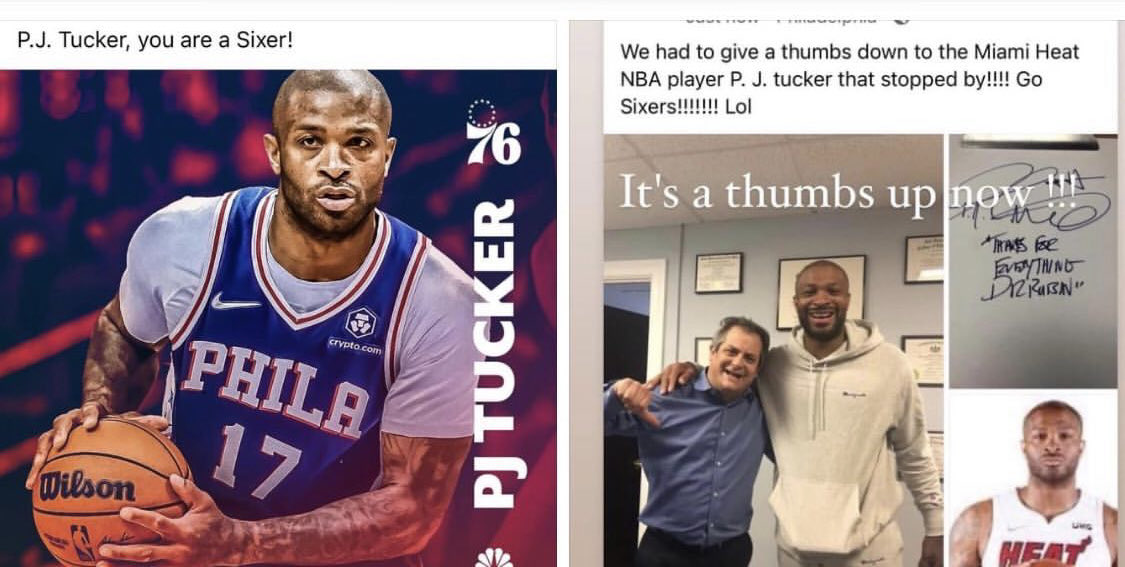 It was a pleasure to welcome our patient and new member of the Sixers, PJ Tucker to Philly! We are honored to be a part of your wellness team!