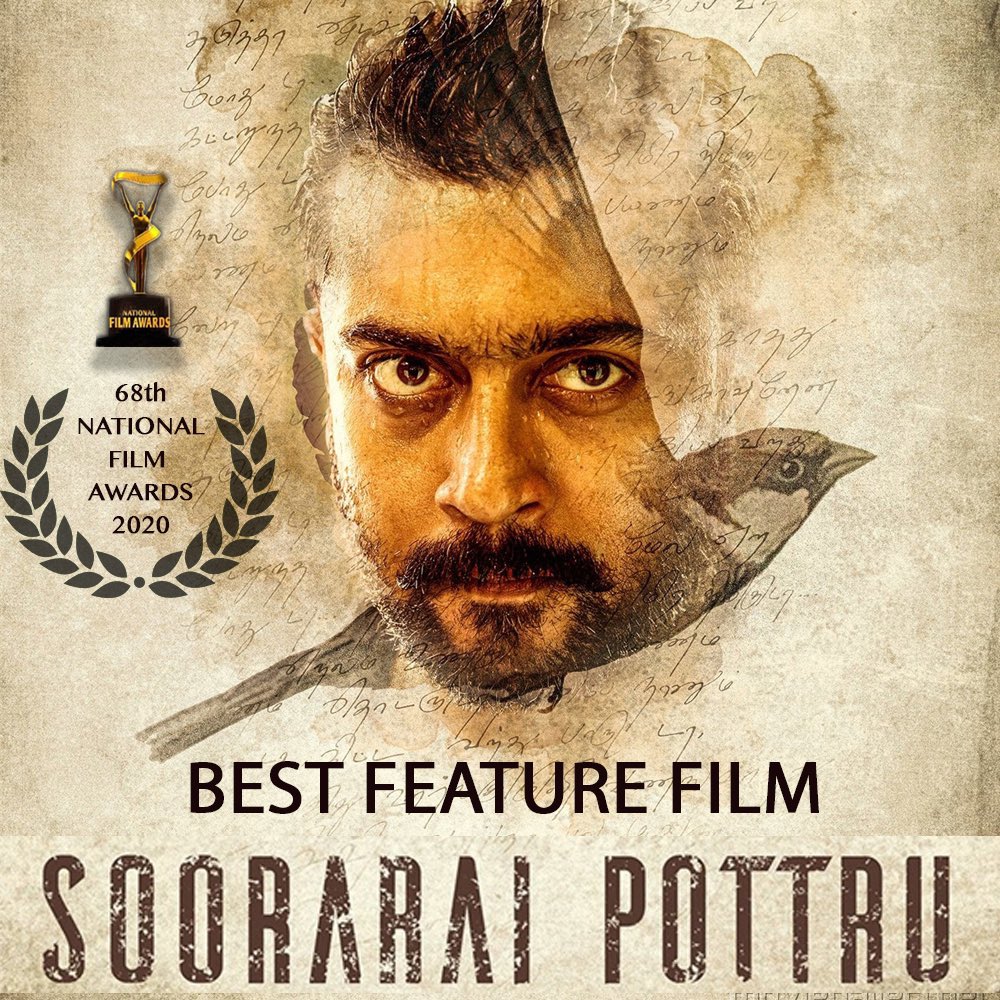 thaikudambridge's tweet photo. Congratulations team Soorarai Pottru on this honor. So proud with our association on this onne.
Urumbu was adapted as Aagasam by GV Prakash in the movie. @gvprakash @Suriya_offl @Aparnabala2
#68thnationalfilmawards #collaboration #tamilmovie #thaikkudambridge #bethebridge https://t.co/JviJBuwlRF