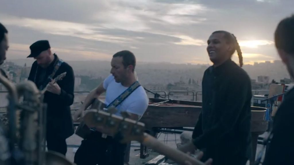 AndreaGessle's tweet photo. I could be you, you could be me, two raindrops in the same sea. You could be me, I could be you, two angles of the same view. And we share the same blood... 😍😍😍 @coldplay #coldplayarabesque https://t.co/Y9J2175aAQ