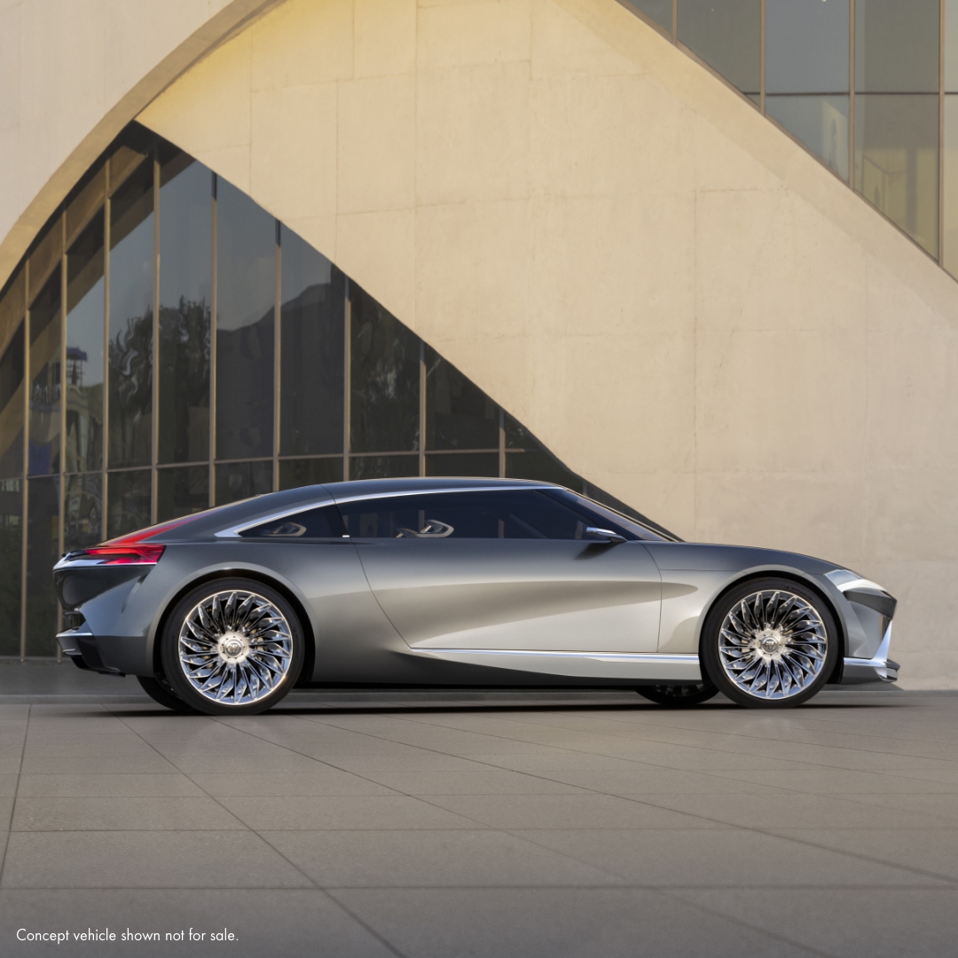 Buick's tweet photo. It’s electric in every way possible. Especially *that* way. #BuickWildcatEV Concept https://t.co/U3WpEJuYJ3