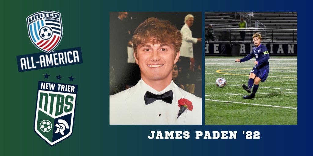 NewTrier203's tweet photo. (1/3) Recent NT grad James Paden '22 was selected to the @UnitedCoaches High School Scholar All-America Team. Congratulations on being named one of the nation’s best on the field AND in the classroom for the 2021-22 academic year! Paden played midfield for @ntbs_official... https://t.co/ZXURnKL0Ug