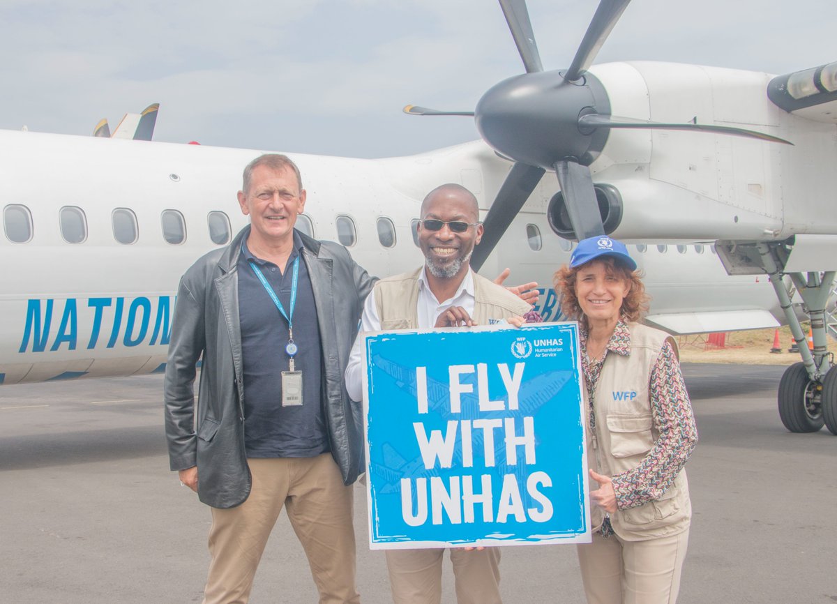 WFP DRC (@wfpdrc) on Twitter photo <a href="/MusokoPeter/">Peter J Musoko</a> <a href="/MartouPhilippe/">Philippe Martou</a> & Margot van der Velden at the end of a visit to eastern Congo with <a href="/WFP_UNHAS/">UN Humanitarian Air Service</a> ✈️
#IFlywithUNHAS #aviation <a href="/MusokoPeter/">Peter J Musoko</a> <a href="/MartouPhilippe/">Philippe Martou</a> & Margot van der Velden at the end of a visit to eastern Congo with <a href="/WFP_UNHAS/">UN Humanitarian Air Service</a> ✈️
#IFlywithUNHAS #aviation