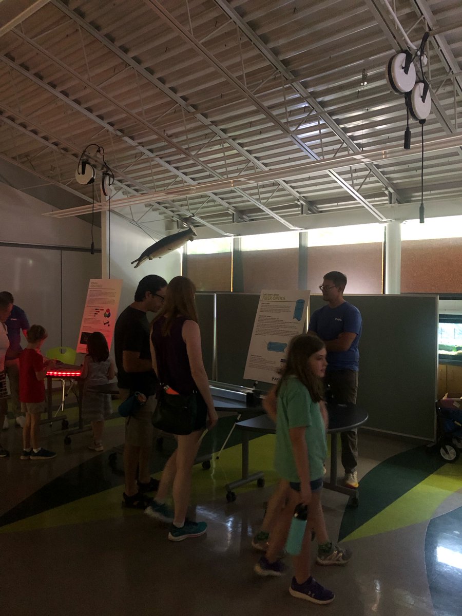 AFLglobal's tweet photo. The #STEMDaysofSummer event at @RoperMountain is off to a great start! Students are able to learn more about the colors of rainbow, how light travels, fiber optic cable and more from some of our industry experts.
#WeAreAFL #ropermountain #summeradventure #yeahTHATgreenville https://t.co/mHeLIchTQK
