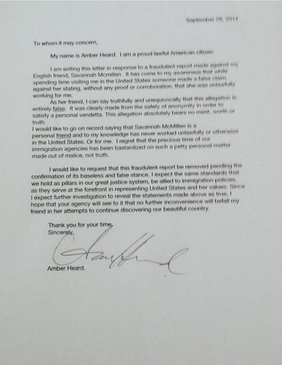 bee_papaya's tweet image. Amber Heard lied to US Homeland Security about her assistant not working for her and only visiting as a friend. 
Oh, and she took n*de photos with her while Savannah was a minor/underaged!!
#AmberHeardDeservesPrison #AmberHeardIsAHusbandBeater #AmberHeardIsAWIFEBEATER