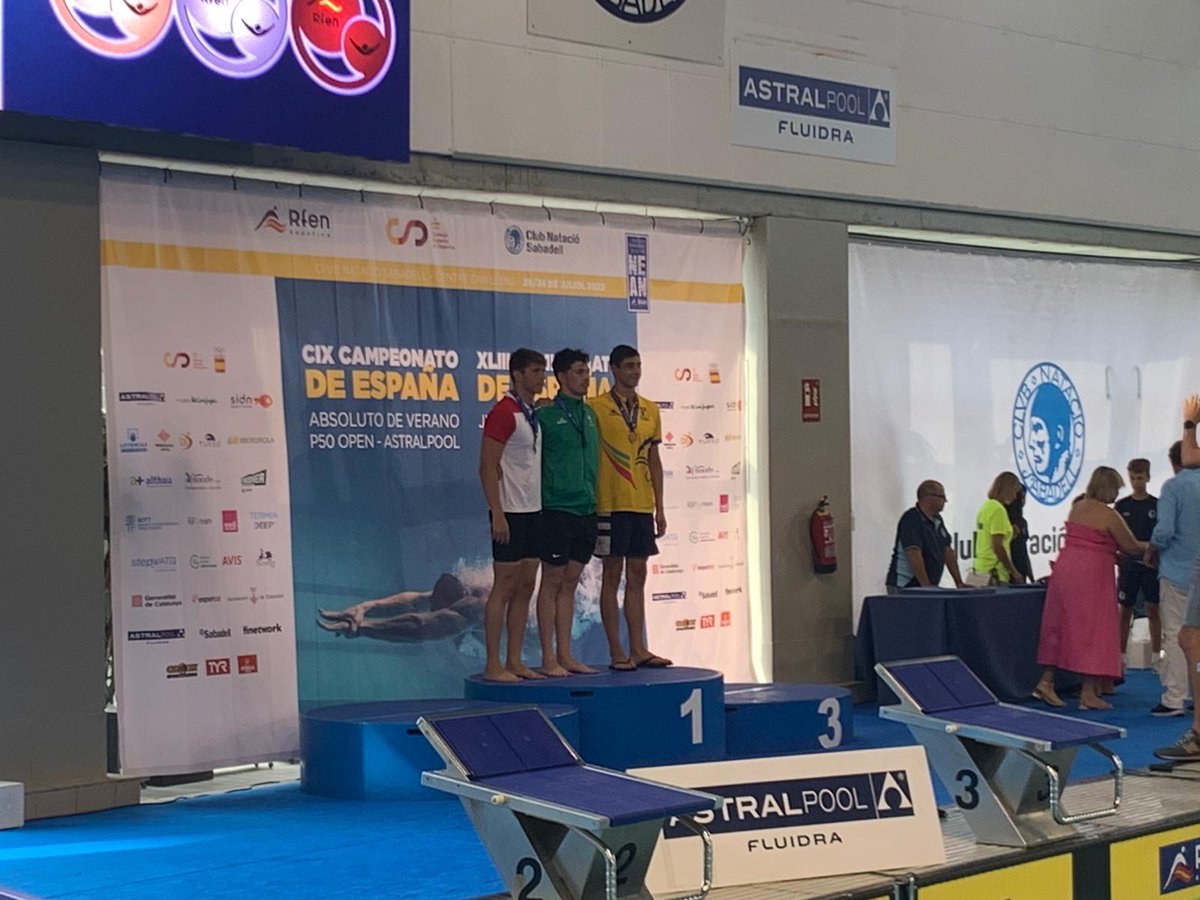 OlivarNatacion's tweet photo. 📢📢 ESTOS CHICOS NO PARAN!!!
➡️Dominguez y Carrey vuelven al
subir al podium
#CtoEspañaAbsolutoJunior
🥇Luis Dominguez, Campeon de España Abs Joven #100L 49.70
🥈Guillermo Carrey Subacmpeon de España Junior #100L 51.39
Muchisimas Felicidades!!
#NonStop
#AllGreen https://t.co/vv2C2b9Oez