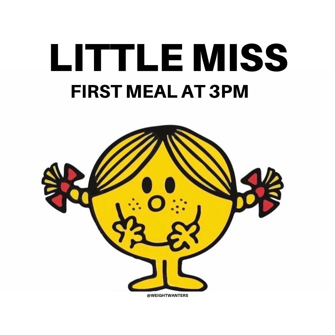 WeightWanters's tweet image. LITTLE MISS… weight gain edition 
Comment which one are you?? 
👇👇👇👇