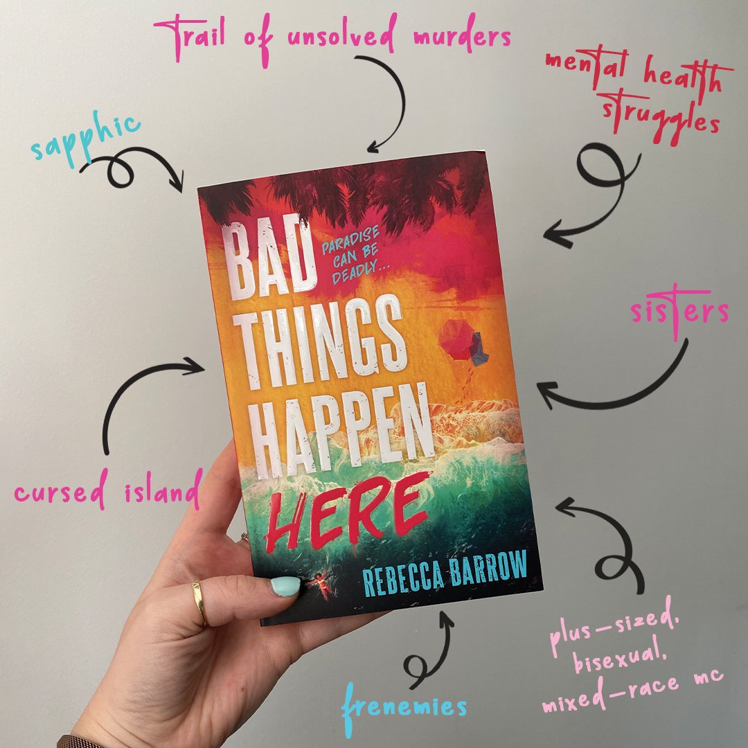What to expect from #BadThingsHappenHere by @rebeccakbarrow...🌊☀️🩸

Have you read this deliciously twisty sapphic summer novel yet?

lnk.to/BadThingsHappe…