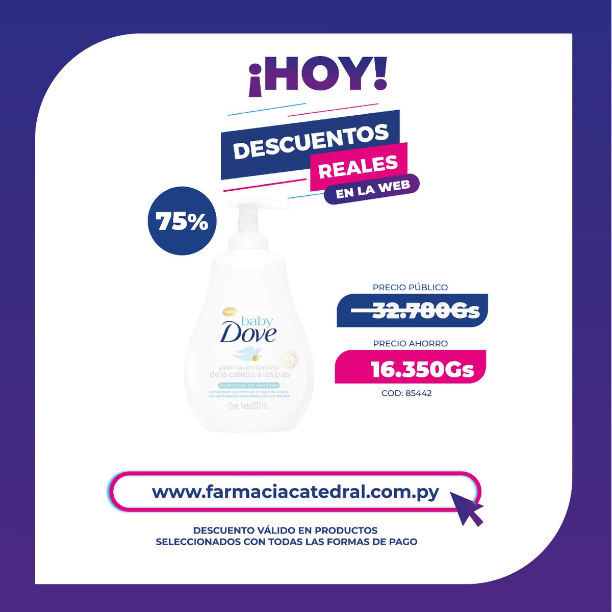FarmaCatedral's tweet photo. #DescuentosReales | Todos los viernes hacé tus compras en https://t.co/bgYvDHyWDT con hasta 50% de descuento 🎉🎊 

Descuentos exclusivos para nuestro sitio web 🙌🏻

#FarmaciaCatedral #Descuentos #promoción #Descuentosdefarmacias #OFERTAS https://t.co/2Dxh0NlIWB