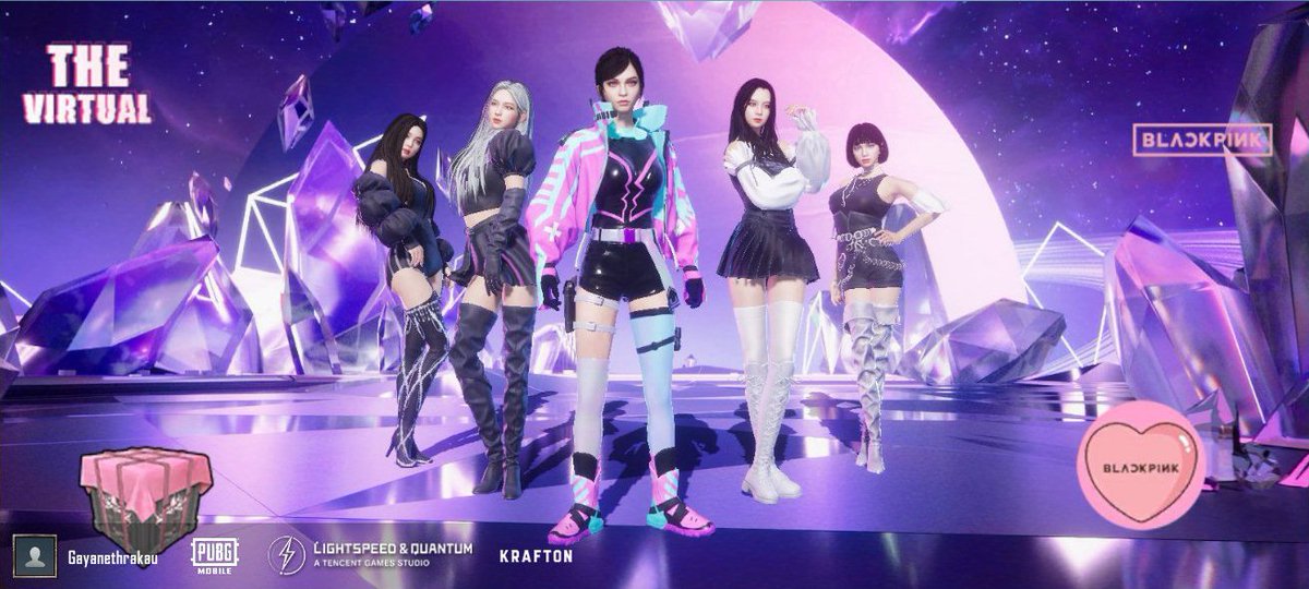 The virtual concert!! #BLACKPINKxPUBGM join us in PUBG MOBILE! ig-url.igamecj.com/D7AX3BrPddA1