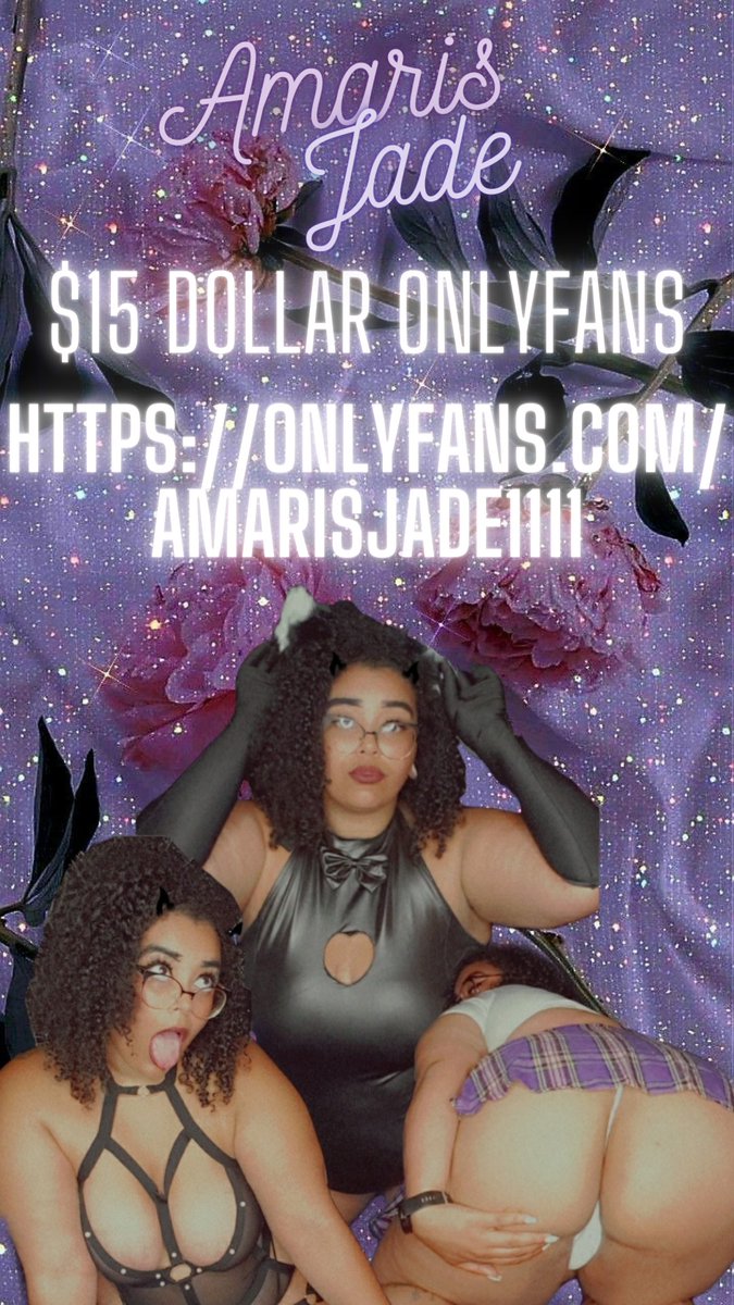 AmarisJade1111's tweet photo. My only fans just went up to 15 dollars! 🙃 I hope I don't lose you! But, with the price increase that means more posts, longer videos, more collabs, kinks, and more! I really hope to see you there. 😉😘

Link is in the bio! https://t.co/XGFKq4ZSAK
