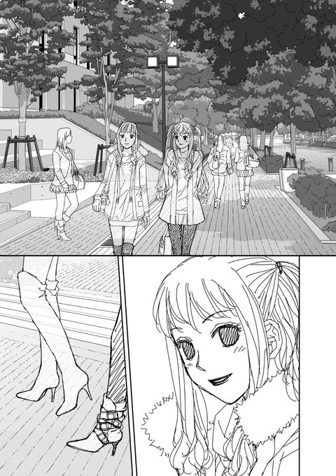 「My doll house」の下描き
台詞フキダシ無し絵その、226

もうやたらブーツ率高い〜って全部か
ブーツ好きなのでしょーがないね😅 