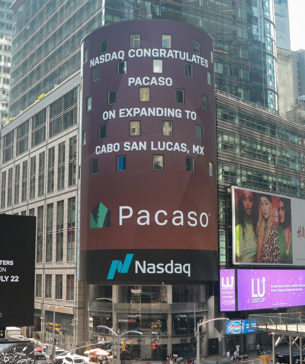 PacasoHomes's tweet photo. Thanks, @Nasdaq for celebrating the launch of second home co-ownership in Cabo, Mexico! https://t.co/3PRytYStQB

#luxuryrealestate #cabo #caborealestate #mexico #pacaso #nasdaq https://t.co/rhADaoKIPn