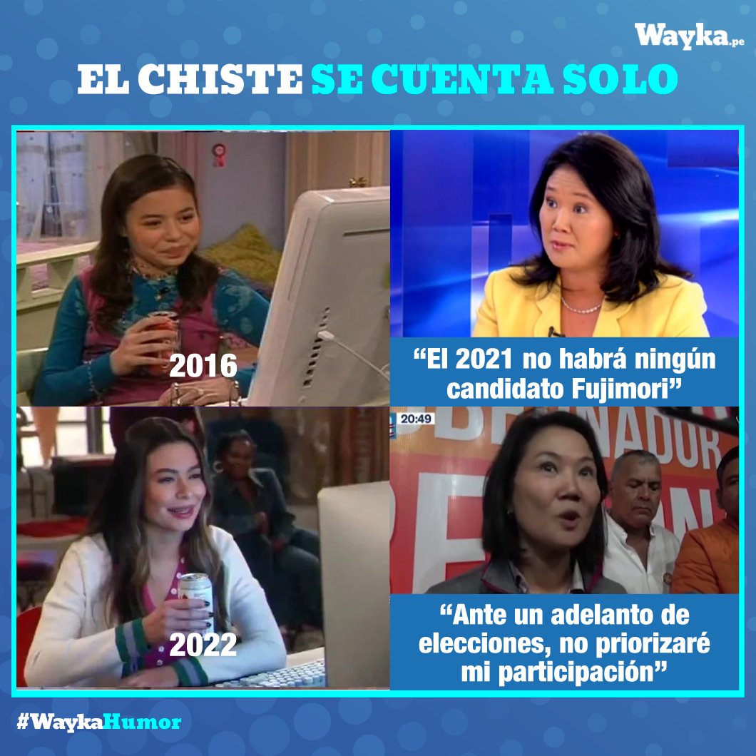 WaykaPeru's tweet photo. #WaykaHumor | 🇵🇪Perú: #keiko , déjame ya. No seas tóxica" https://t.co/dVDqlFGxgE
