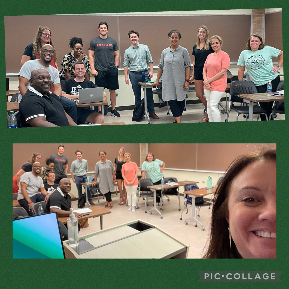 Last night of our 3rd semester in UNT's Ed Leadership Doctoral program!  
Woohoo Denton Cohort 1!Thank you, Dr. Pazey &amp; Dr. Edwards!
<a href="/bpazey77/">Barbara Pazey</a> <a href="/wledpolicy/">Wes Edwards</a> <a href="/UNT_COE/">UNT College of Education</a> 
@KimKrutka <a href="/cornqander/">Cornelius Q. Anderson</a> <a href="/mcole928/">Misty Stern</a> <a href="/aabates/">Alphonso Bates</a> <a href="/Dusty___Parrish/">DP, Ed.D.</a> <a href="/CoachHarperBU/">Rachel Harper, M. Ed.</a> <a href="/bnnevels/">みさき</a> @CTMSMrSchilleci <a href="/kchelmick/">Casey Helmick</a> +ZF