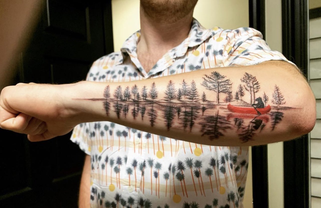 Lucky Bamboo Tattoo on X: Check out this LOTR tattoo! This tattoo