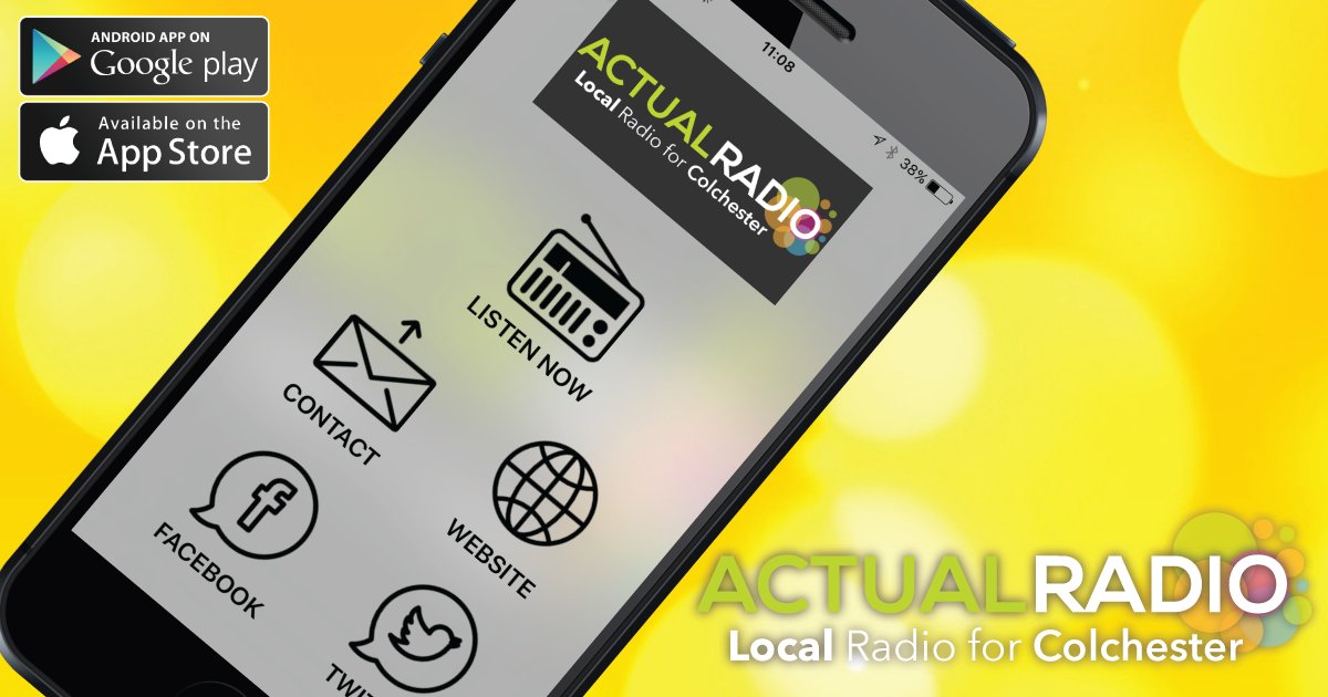Download the FREE Actual Radio App and take us with you wherever you are whatever you're doing, download from the App store and Google Play - itunes.apple.com/gb/app/actual-… #Tendring #A12