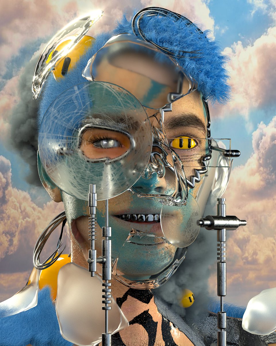 Gm #NFTCommunity !

"Portrait of a Deconstrukt Blue Man" available right now on <a href="/SuperRare/">SuperRare</a> ! Let's goooo

superrare.com/artwork-v2/por…

#nft #crypto