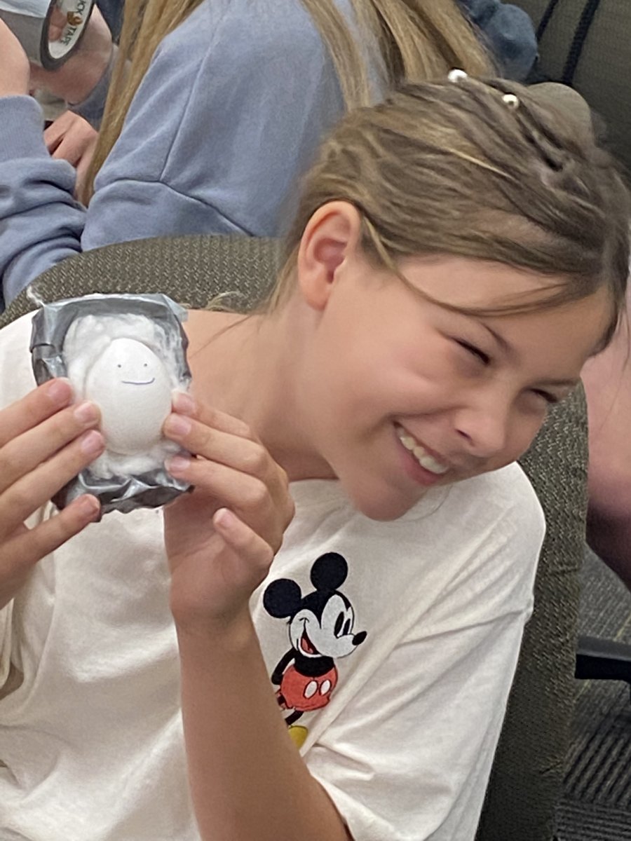 STEM_IA's tweet photo. It has been such a busy week with the
#VerizonInnovativeLearning STEM Achievers camp I
neglected to share the photos from Tuesday's Egg Drop Competition! The campers here at #NIACC were able to make such strong designs we had to extend the ladder several times! @NACCE @myniacc https://t.co/xtX2EtOMrK