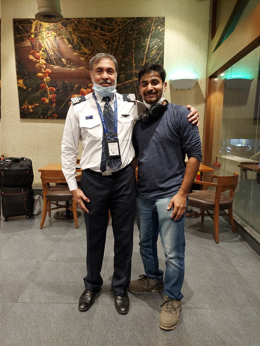 csniru19's tweet photo. You travel to meet interesting people. I met one of the kindest gentlemen on my way to Mumbai, Captain @mustafadhoondia such a pleasure to meet you sir. Thank you so much! :) https://t.co/yageBCGV6o