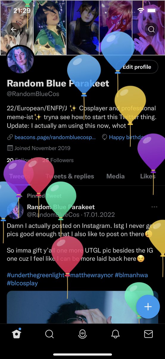 BlueCostart's tweet photo. Finally I get to see this too omg. Love how the first balloons are blue😭😭 gotta change age now ayaa https://t.co/BxIzpWEn2g