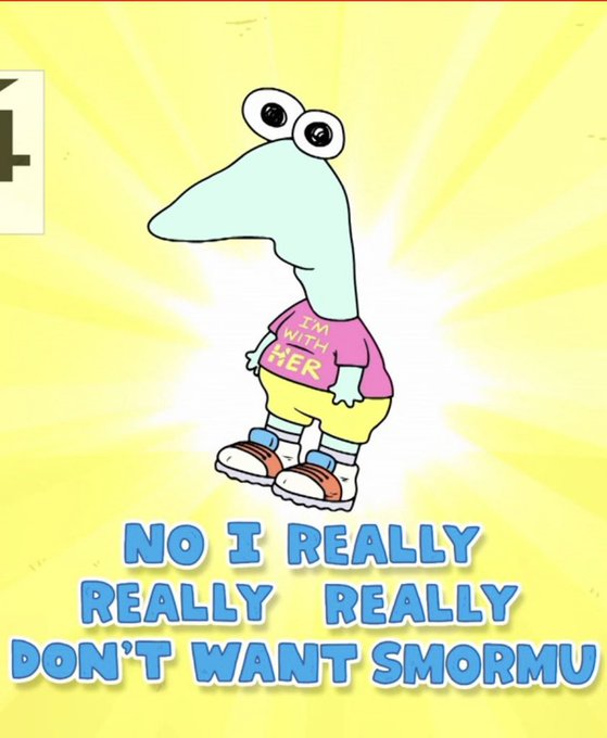 If you want Smormu to be the fifth smiling friend, text SMORMU to 555-0100! :D https://t.co/XRiVBGyp