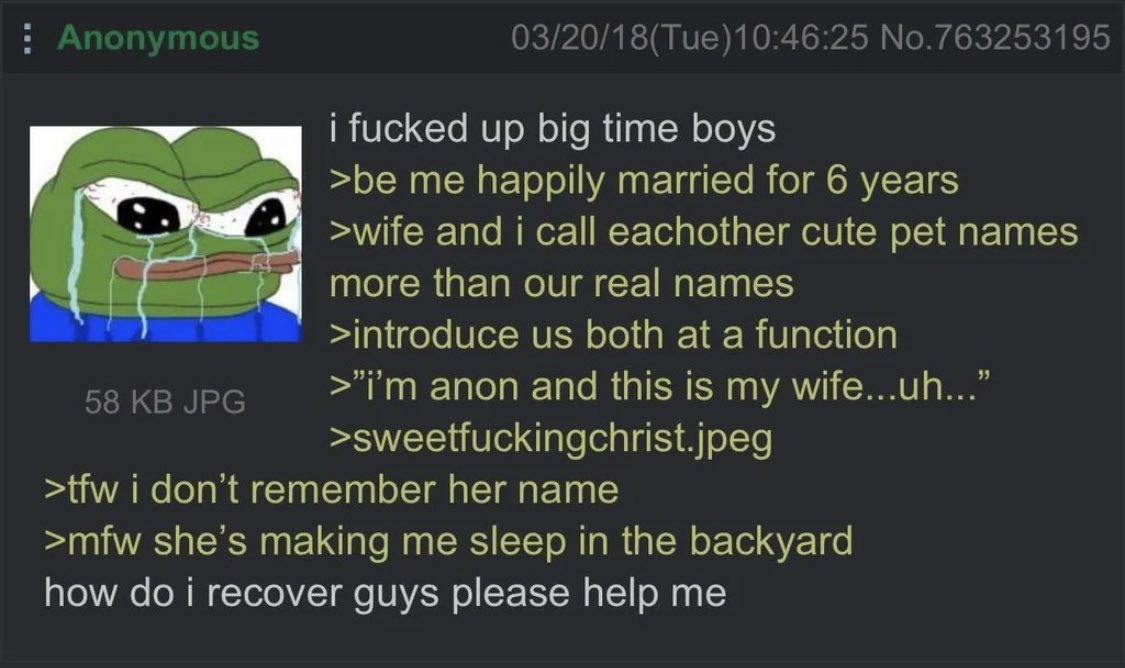 Greentext Poster (@greentextrepost) on Twitter photo 