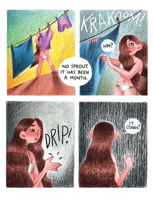 🏝️The Island by joy san 🌱- Part 3/12 - Published by @Short_Box in 2018 - A ticket to an exciting and mysterious destination will solve all your problems. Read more of my comics at https://t.co/Y7nBxwH6mK and support me at https://t.co/4SrDEYQhIi Thank you for reading!