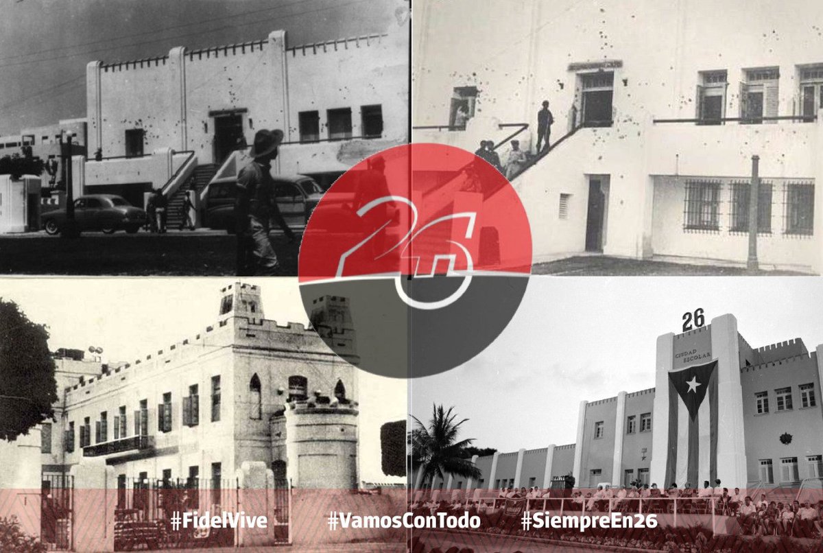 #Fidel:"Nosotros éramos un puñado de hombres, no pensábamos con un puñado de hombres derrotar a la tiranía batistiana, derrotar a sus ejércitos, no. Pero pensábamos que aquel puñado de hombres podía ocupar las primeras armas para empezar a armar al pueblo (...)". #FidelVive