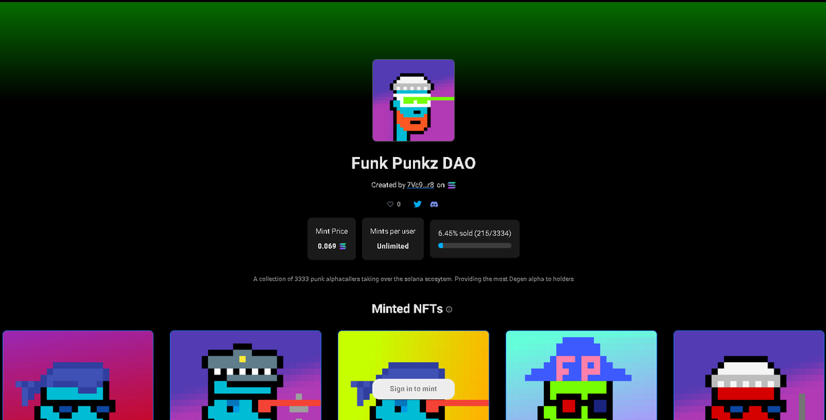 Funk Punkz DAO|LIVE tweet media