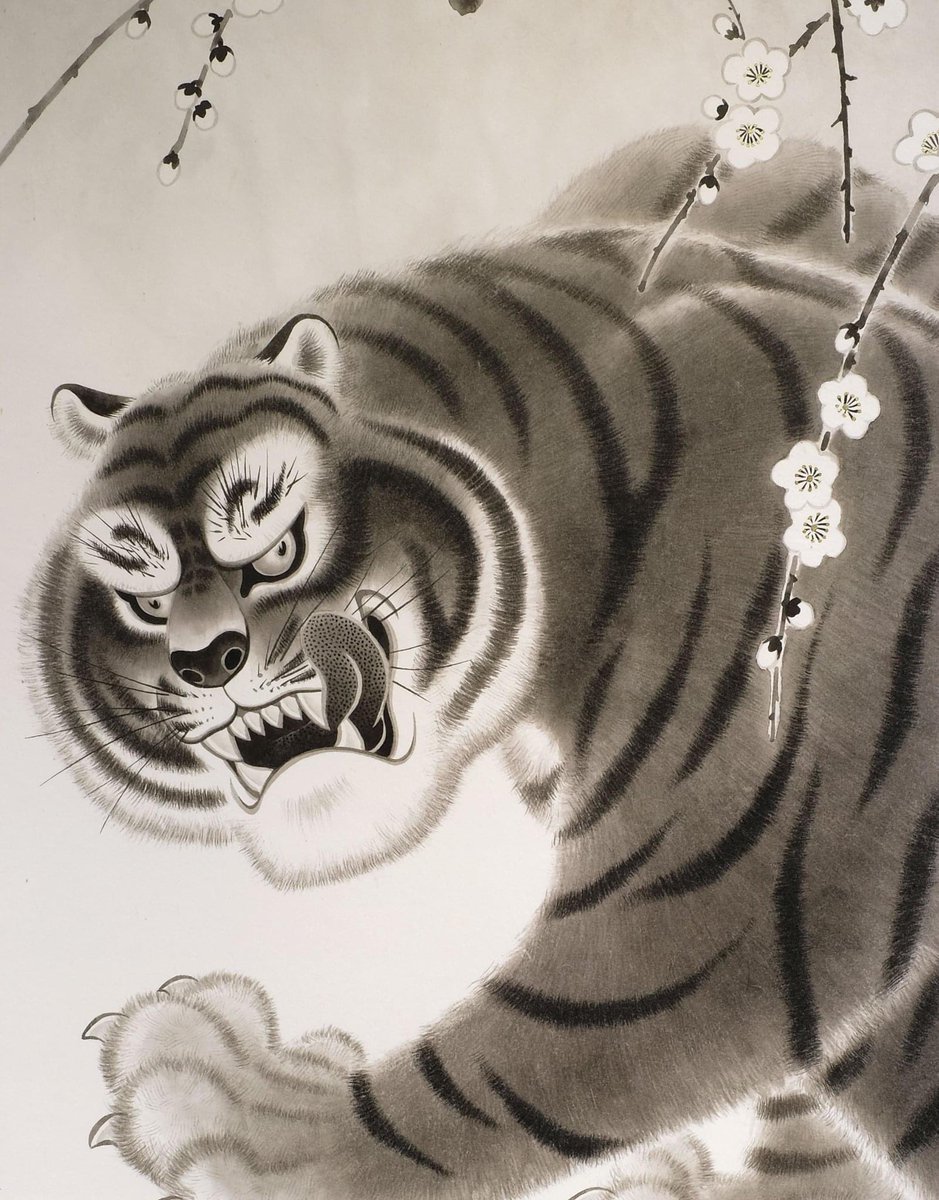 TadashiURA's tweet photo. “Tiger &amp; Ume” is during the auction. 
I'm on @foundation

https://t.co/nHyaePnZJv

#浦正 #tadashiura #水墨画 #japanart #art #sumie #somoku #奏墨 #tiger 
#nftartist #nftcollector #nftcommunity #nftart #nft  #nftjapan #NFT宣伝枠 https://t.co/VjzZWMRmw4