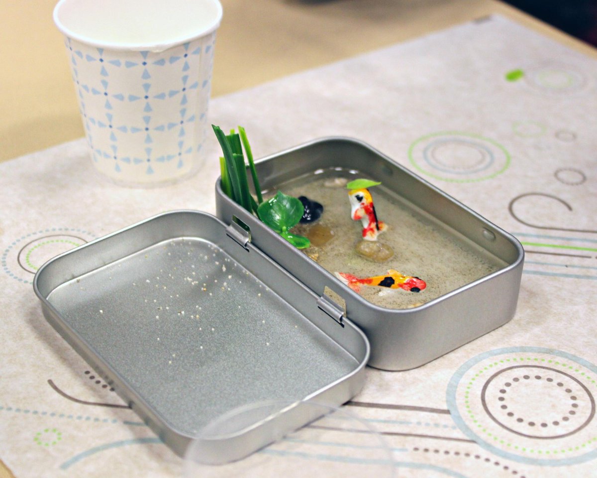 RAMaterials's tweet photo. Recap of @ClockworkCarou1 resin workshop held at this year's @METROCON_FL Orlando, FL! Attendees used tin boxes, small elements and Smooth-Cast 325™ to create their own miniature koi ponds!
#ramaterials #metrocon #clockworkcarouselcreations #moldmaking #casting https://t.co/xXr5HoxtT8