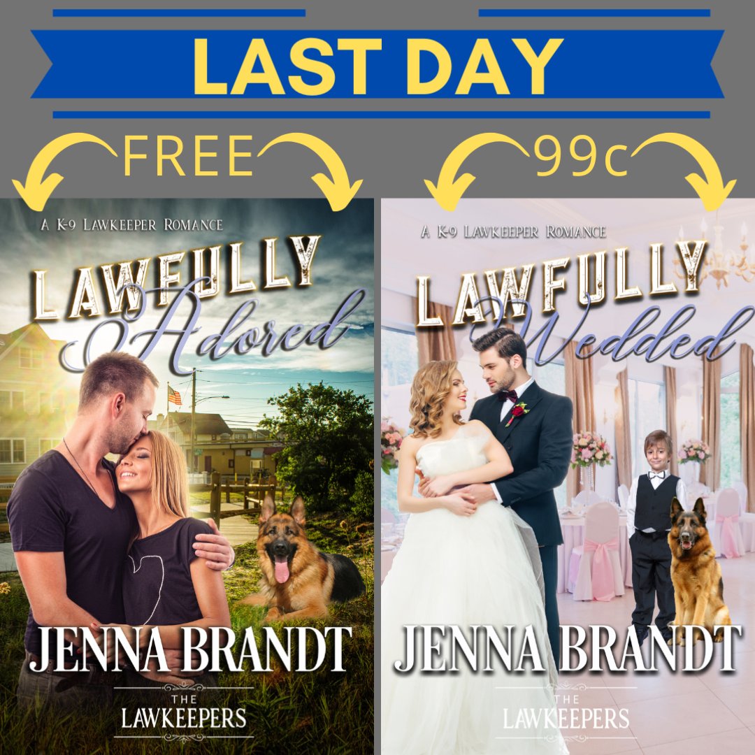 Hey friends! In case you missed my last post, I have a great deal for you, but here's the catch. Today is the last day Lawfully Adored is free. You can also pick up the sequel, Lawfully Wedded, for just 99c right now, too.

s.ripl.com/ek091z