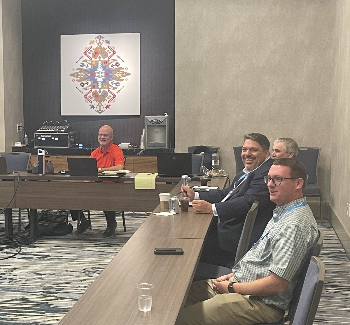 ElmoreComm's tweet photo. @NACoTweets Annual Conference Day 2, informational sessions, Rural Action Caucus and more for County Commissioners and staff #countiesthrive #countysolutions @AlabamaCounties #cybersecurity #ARP #infrastructure @EngineersNACE https://t.co/OIihnfYwbm