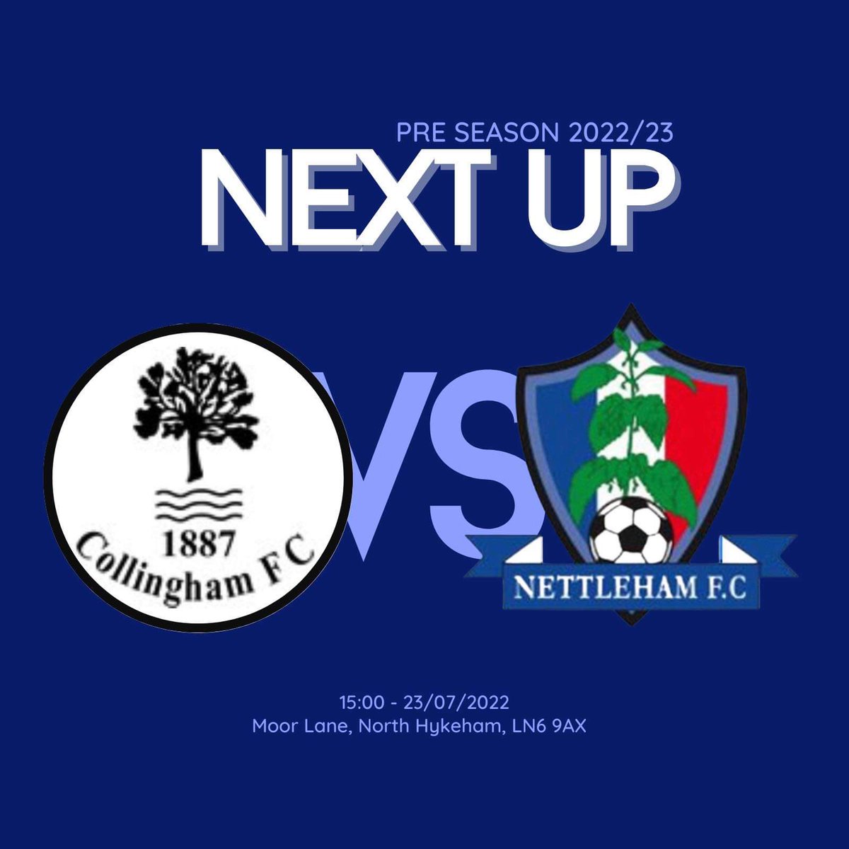 Back in pre season action tomorrow where the boys will be looking for an improved performance and result as we face <a href="/CollinghamFC/">Collingham FC</a>. 

🗓 23rd July 2022
🆚 <a href="/CollinghamFC/">Collingham FC</a> 
⏱ 15:00pm KO
🏆 Pre Season Friendly
🏟 Moor Lane, Hykeham, LN6 9AX 

#UTH