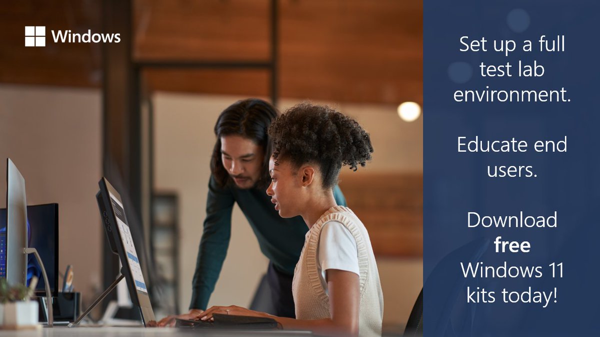 WindowsAtWork's tweet photo. The weekend is almost upon us. 🥳 Hit the ground running on Monday with our free Windows 11 deployment lab and onboarding kits! 

Download everything you need to plan, test, and ready employees for #Windows11. 
➡️➡️➡️https://t.co/fDTEvj4s6h https://t.co/BZR55V1aty