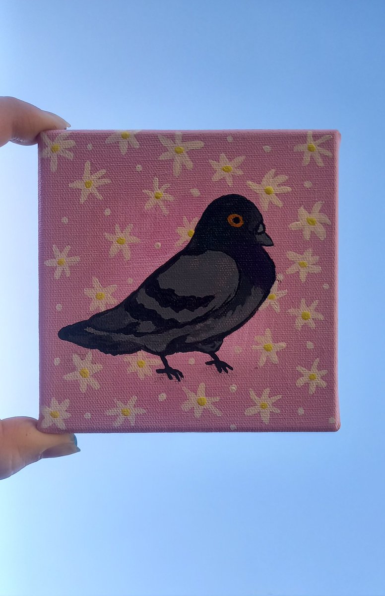 desenhos_da_ca's tweet photo. E essa pombinha q acabei de pintar??? #art #pigeon #paiting #desenho #pintura #desenhosdaca https://t.co/H8STCo2vm2