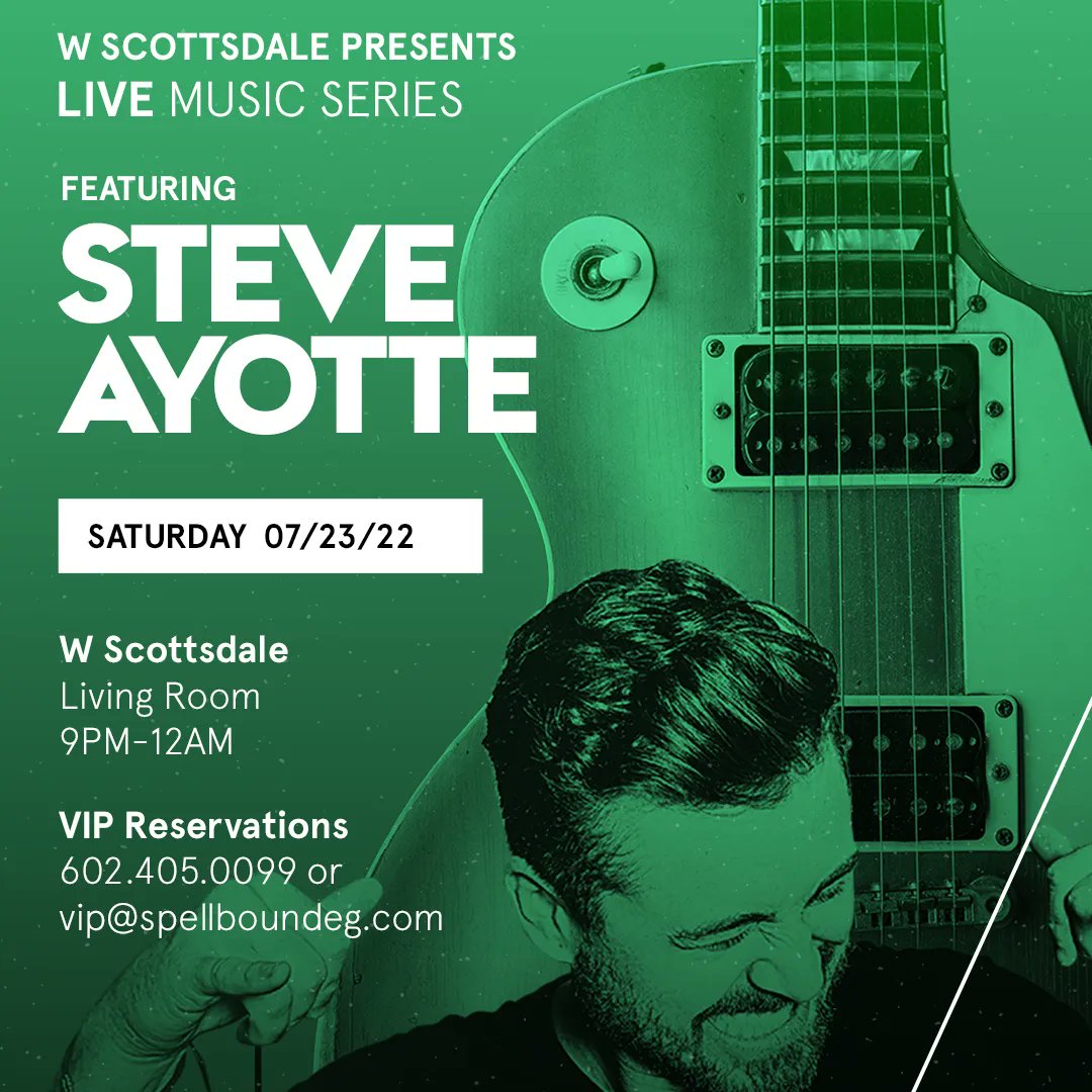 Let's get this straight... Soultify AND Steve Ayotte are gonna be at the W this weekend?!

We're in 🎵 😄 🥂  

#localmusic #wscottsdale #weekendwarrior #livemusic