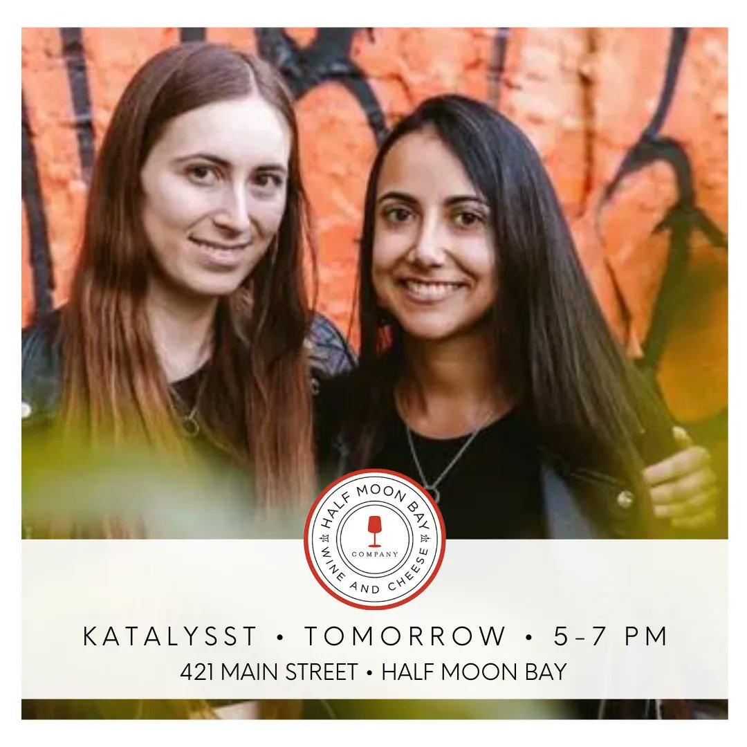 Stop by for a fun afternoon with live music by Katalysst, artisan wine, and farmstead cheese at the wine bar. Tomorrow 5-7 pm. #saturday #livemusic #winetasting #weekendfun #wine #cheese #hmbwineandcheese #katalysst