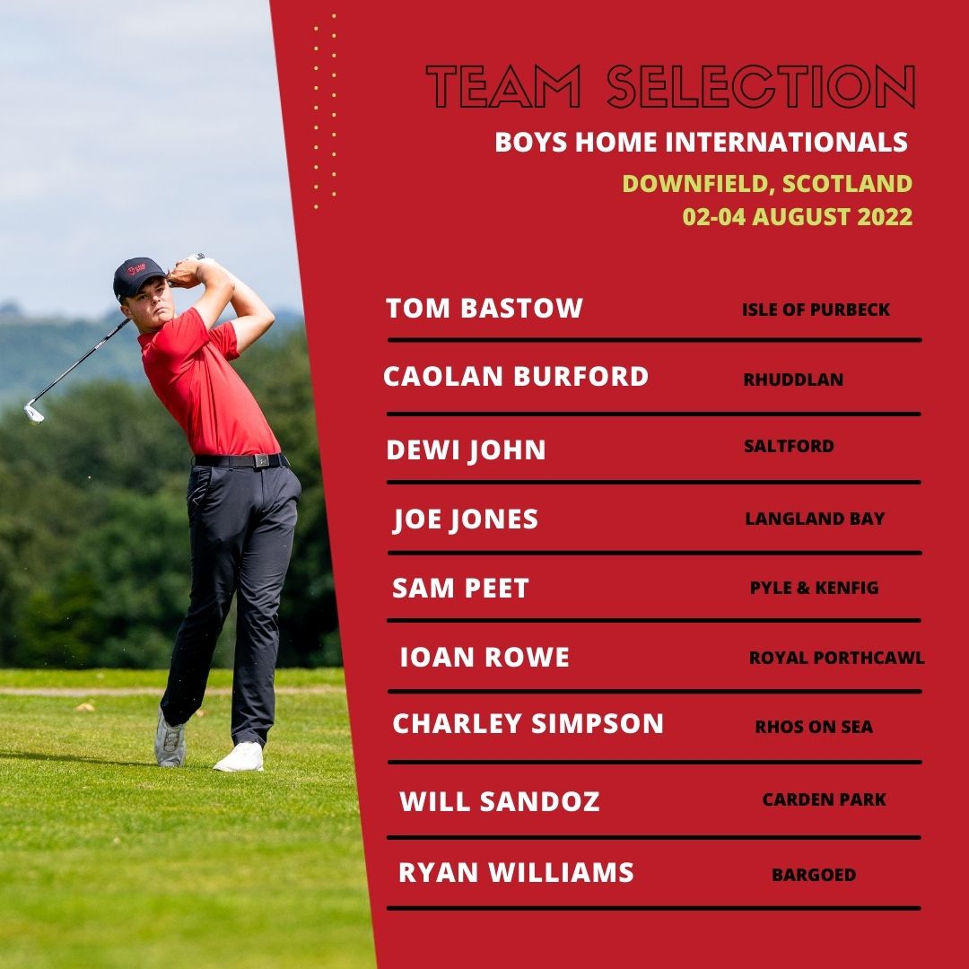 Congratulations to the players selected to represent Wales in the Boys and Girls Home International 🏴󠁧󠁢󠁷󠁬󠁳󠁿⛳<a href="/RandA/">The R&A</a>