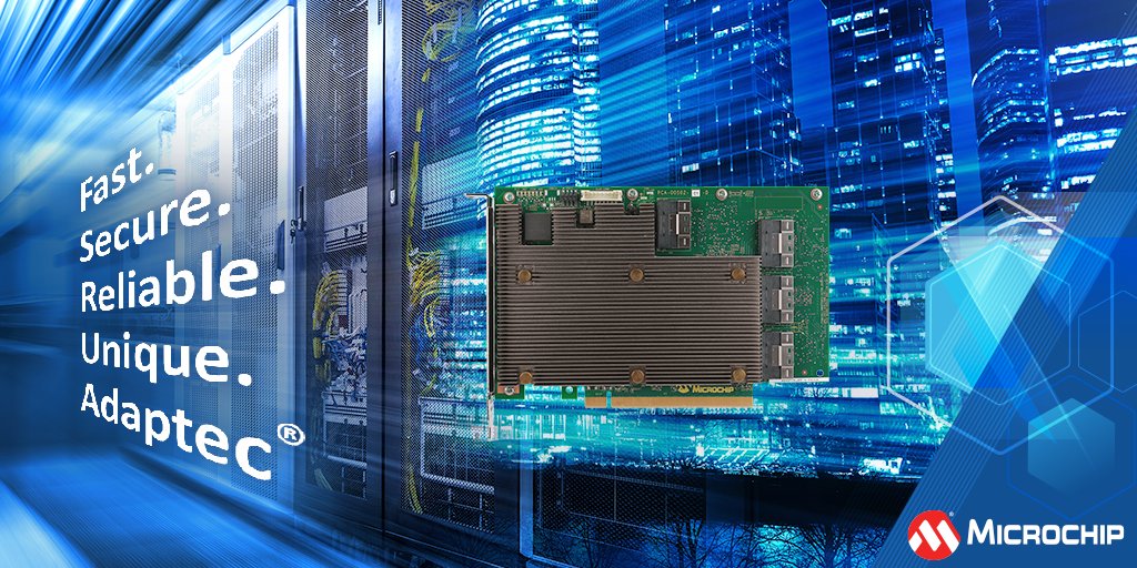 MicrochipTech's tweet photo. Adaptecยฎ PCIeยฎ Gen 4 SmartRAID Ultra 3258-32i /e tri-mode RAID adapters offer the easiest path to upgrade current SAS/SATA data center deployments without major system disruption or downtime. Learn more: https://t.co/7pREsWOJge. #trimode #datacenters #storage #NVMe #PCI https://t.co/RV42rVtJIg